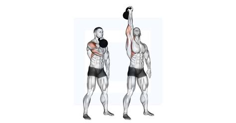 Kettlebell shoulder press techniek