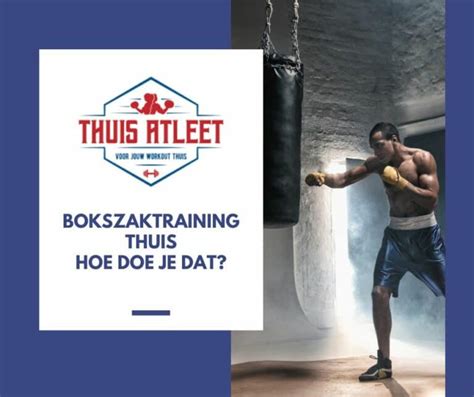 Schema van een bokszaktraining
