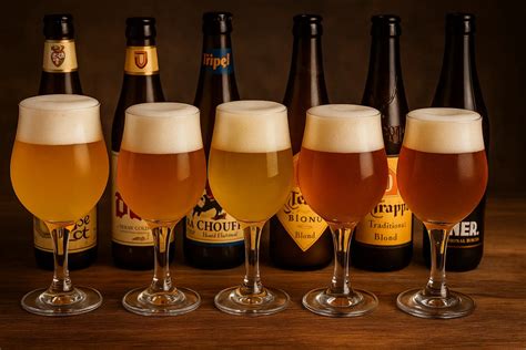 Overzicht van verschillende Leffe bieren