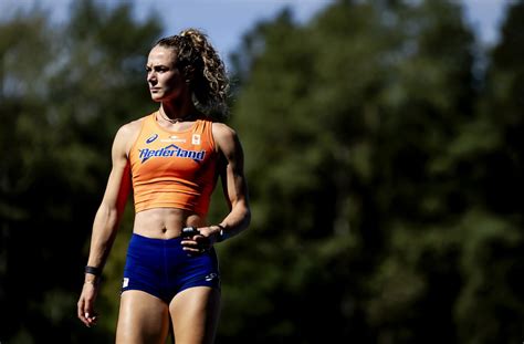 Lieke Klaver tijdens een training