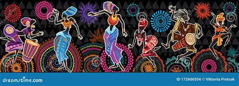 Dansende mensen met Afrikaanse muziek