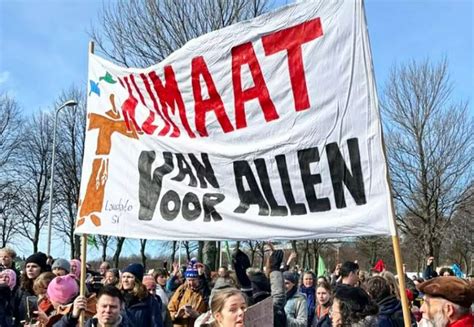 Spandoek protest kraak