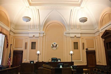 Rechtszaal interieur