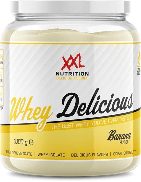 XXL Nutrition Whey Delicious smaken