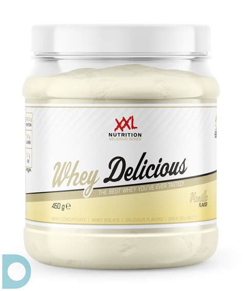 Vergelijking van XXL Nutrition Whey Delicious met andere eiwitshakes