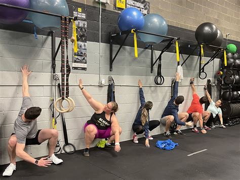 Crossfit training in een gym
