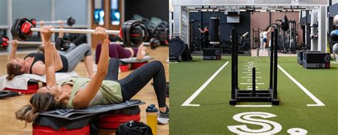 Man en vrouw die verschillende spiergroepen trainen op EGYM apparatuur.