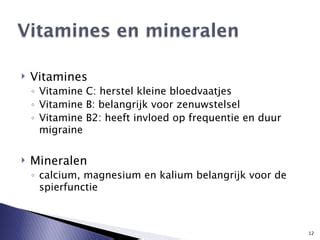 Schema mineralen en spierfunctie