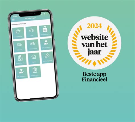 Screenshot van de Financieel Fit App.