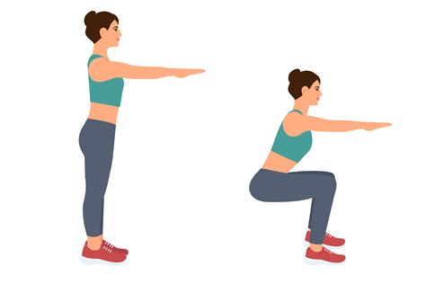 Illustratie van een traditionele Aziatische diepe squat houding