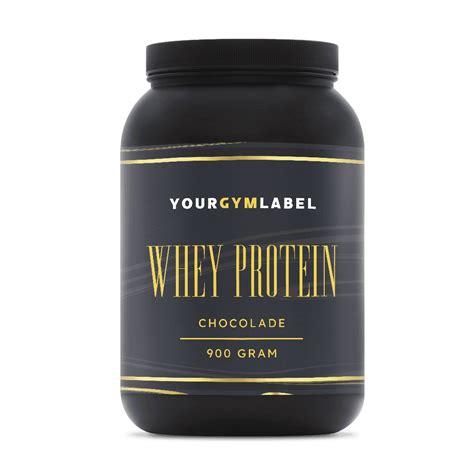 Verpakking van whey proteïne met kaneelsmaak