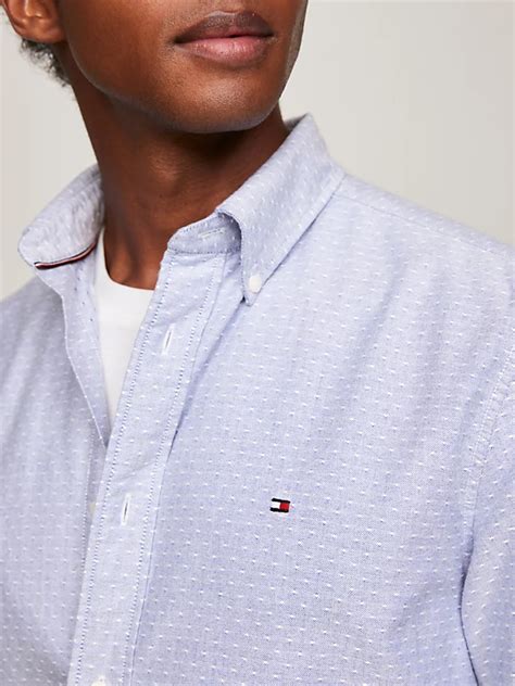 Verschillende materialen Tommy Hilfiger overhemden