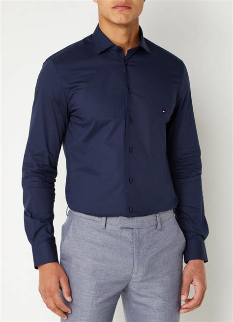 Tommy Hilfiger logo op overhemd