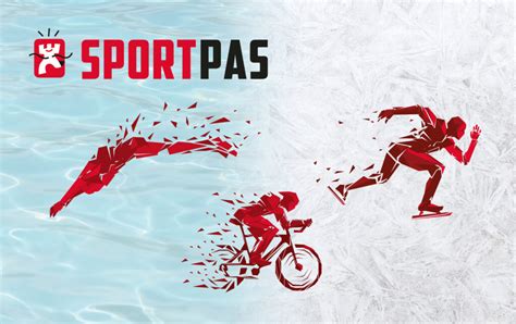 Illustratie van een sportpas met kortingsymbolen