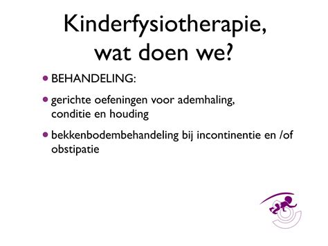 Kinderfysiotherapie oefeningen