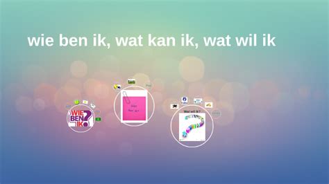 Infographic met de drie kernvragen: Wie ben ik, Wat kan ik, Wat wil ik