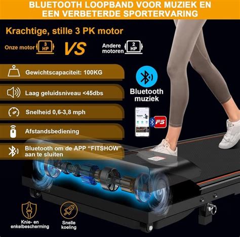 Loopband display met foutmelding