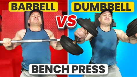 Barbell vs Dumbbell Bench Press