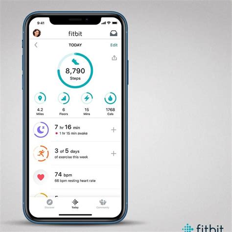 Fitbit Trainings-app op een smartwatch