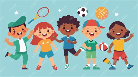 Kinderen die sporten