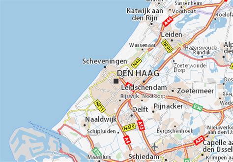 Kaart met bootcamp locaties in Den Haag en omgeving