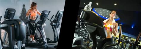 Verschillende spiergroepen getraind op een crosstrainer