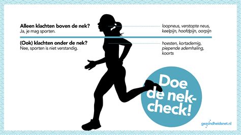 Nek-check voor sporten bij verkoudheid