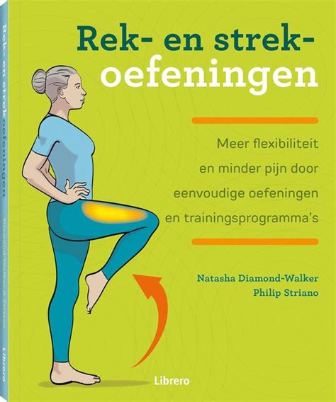 Illustratie van verschillende rek- en strekoefeningen