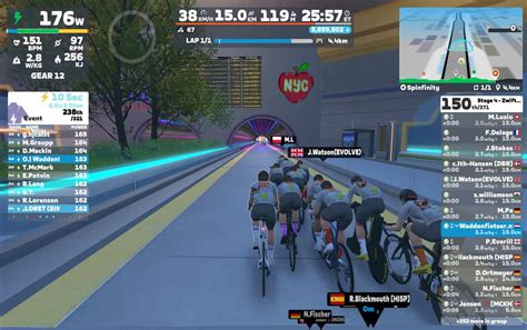 Zwift werelden kaart