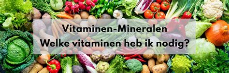 Vitamines en mineralen voor bodybuilders