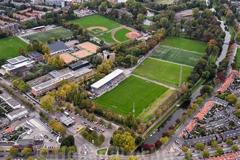 Luchtfoto van Sportpark Escapade