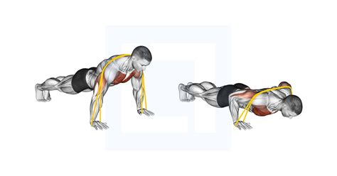 Banded push-up variant