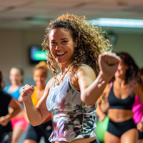 Zumba instructeur leidt een les