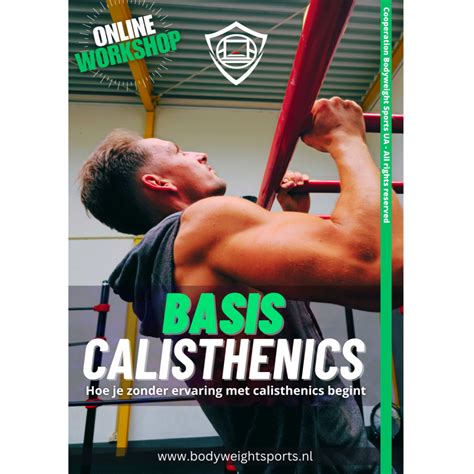 Voorbeelden van calisthenics oefeningen
