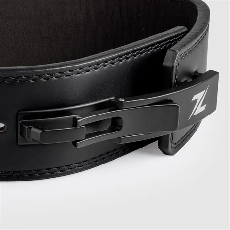 Detail van een lederen powerlift riem