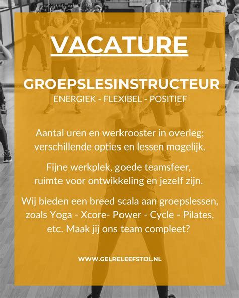 Overzicht van verschillende groepslessen in een sportschool