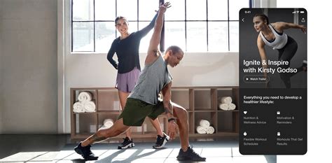 Nike Training Club app met diverse workoutprogramma's