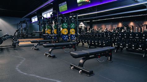 Ervaren personal trainer die een sporter begeleidt in de sportschool