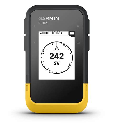 Kaartweergave op een Garmin eTrex toestel