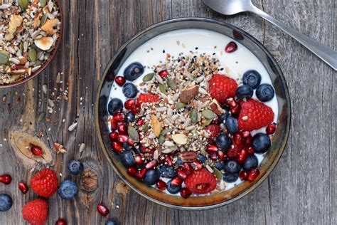 Griekse yoghurt met fruit en noten