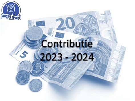 Contributie overzicht sportclub