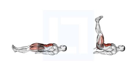 Uitvoering van de Straight Leg Raise oefening